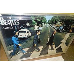 FRAMED PRINT "BEATTLES - ABBY ROAD - APPROX. GALLERY VALUE $300