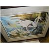 Image 1 : FRAMED LIMITED EDITION PRINT "SERENITY - LESLEY HARRISON - ARTIST SIGNED ON GLASS - APPROX. GALLERY 