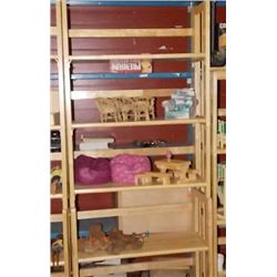 MAPLE SHELVING - FOLDS - 2 SECTIONS