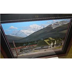 FRAMED LIMITED EDITION PRINT "JASPER STATION - MAX JACQUIARD - APPROX. GALLERY VALUE $1200