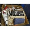 Image 1 : BOX OF RETRO CALCULATORS, RADIO & OTHER STUFF