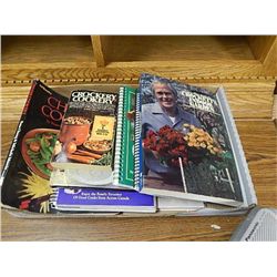 BOX  OF ASSORTED COOK BOOKS