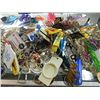 Image 2 : TIN OF ASSORTED KEY CHAIN COLLECTION