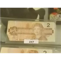 BILL - $2 - NO SHIPPING OUT OF CANADA