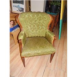 VINTAGE EARLY 1900'S  WING BACK ARM CHAIR