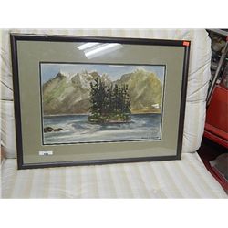 FRAMED PICTURE - ISLAND