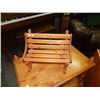 Image 1 : WOOD CRAFTED DOLL BENCH