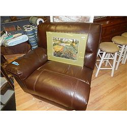 LEATHER RECLINER - PART OF SECTIONAL