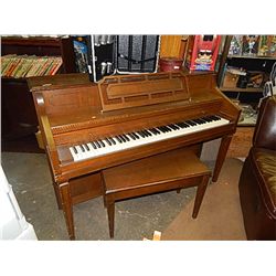 APPARTMENT SIZE PIANO  & STOOL - MASON & RISCH