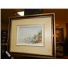 Image 1 : FRAMED PICTURE - BC COAST - HAND SIGNED ON BACK - JIM BOWIE