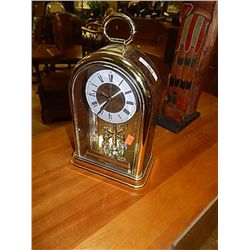 MANTEL CLOCK - BRASS