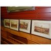 Image 1 : FRAMED VINTAGE PICTURES - BRITSH HUNT ETC - 4 TOTAL