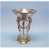 Image 1 : An English sterling silver centerpiece with g...