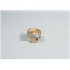 Image 1 : Am unusual 1960 design 18kt gold and 2-tone d...