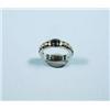 Image 1 : CARTIER - An 18 kt. white gold band with yell...