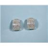 Image 1 : An exceptional pair of 18kt gold and diamond...