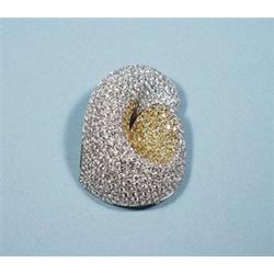 A custom made, French exceptional 18kt gold a...