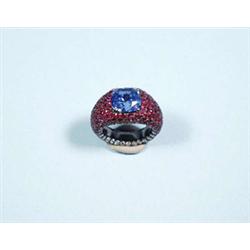 An exceptional Boucheron design diamond, ruby...