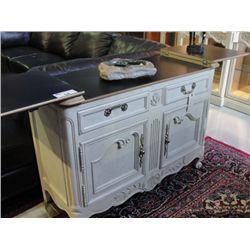 FRENCH PROVINCIAL BUFFET SERVER CABINET