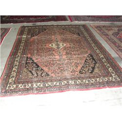 APPROX 7X11FT HAND KNOTTED PERSIAN AREA RUG