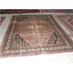 APPROX 7X11FT HAND KNOTTED PERSIAN AREA RUG