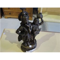 18" HINDU DIETY BRONZE STATUE