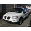 Image 1 : 2005 PONTIAC MONTANA SV6, 5DR PASS VAN, WHITE, VIN # 1GMDV23L85D205422