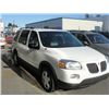 Image 2 : 2005 PONTIAC MONTANA SV6, 5DR PASS VAN, WHITE, VIN # 1GMDV23L85D205422