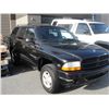 Image 2 : 2000 DODGE DURANGO, 4DR 7 PASS SUV, 4X4, BLACK, VIN # 1B4HS28N9YF268575