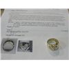 Image 1 : MENS 14KT YELLOW GOLD & WHITE GOLD RING WITH APPROX 1 - 3.28CT DIAMOND MARQUISE BRILLIANT