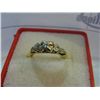 Image 1 : 14KT GOLD & DIAMOND LADIES RING