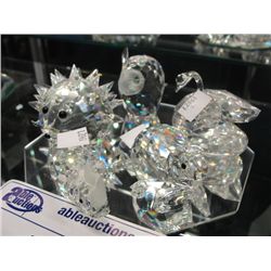 5 ANIMAL SWAROVSKI CRYSTAL FIGURINES