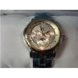 NEW MENS WRIST WATCH WITH SKELETON BACK