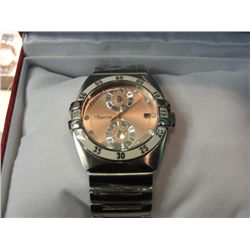 NEW MENS WRIST WATCH WITH SKELETON BACK