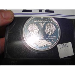 STERLING SILVER $10.00 PROOF EDITION JAMAICA 10TH ANNIVERSARY 1972 COIN STRUCK AT ROYAL CANADIAN