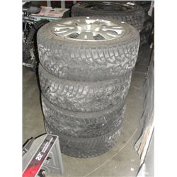 SET OF 4 GENERAL ALTIMAX ARCTIC SNOW TIRES WITH MAZDA STEEL RIMS 205/55 R16