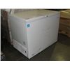 Image 1 : FRIDGIDAIRE WHITE CHEST FREEZER 12.9 CUBIC FEET (PYSICAL DAMAGE PRESENT, PLUGGED IN & WORKING)