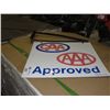 Image 1 : METAL CAA/AAA APPROVED ADVERTISEMENT SIGN