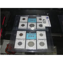 1946 AND 1954 ROYAL CANADIAN MINT COIN SET