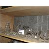 Image 1 : SHELF LOT OF ASSORTED CRYSTAL WEAR