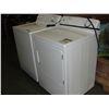 Image 1 : MATCHING GE WHITE WASHER AND DRYER SET COMMERCIAL QUALITY