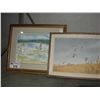 Image 1 : 2 FRAMED ORIGINAL PAINTINGS; ONE OIL ON CANVAS, ONE WATER COLOR