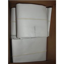 ONE BOX OF LARGE WHITE INDUSTRIAL MECHANIC TOP VENT/ FILTER BAGS