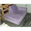 Image 1 : MICROFIBER SUEDE PURPLE LIVING ROOM LOUNGE CHAIR