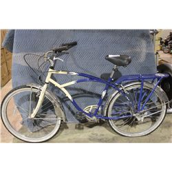 BLUE SCHWINN 6 SPD CRUISE BIKE