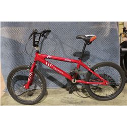 RED GRAVITY BMX STYLE BIKE