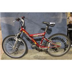 RED INFINITY 21 SPD FRONT SUSPENSION MOUNTAIN BIKE