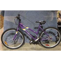 PURPLE NEXT CHALLENGER 18 SPD MOUNTAIN BIKE