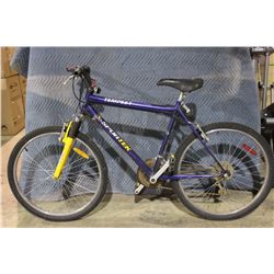 BLUE SPORTEK 18 SPD FRONT SUSPENSION MOUNTAIN BIKE