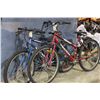 Image 1 : 2 BIKE : BLUE CCM 18 SPD MOUNTAIN BIKE AND RED SUPERCYCLE 18 SPD MOUNTAIN BIKE